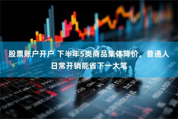 股票账户开户 下半年5类商品集体降价，普通人日常开销能省下一大笔
